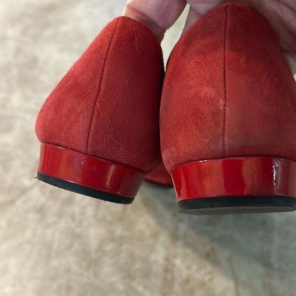 KATE SPADE Red Ballet Flats Size 9 - Picture 7 of 9